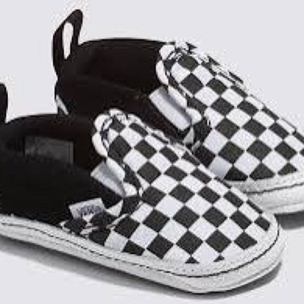 Vans Infant Slip-On V Checkerboard Crib Shoe 👶🏼